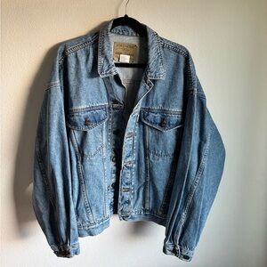 **sold Vintage 100% Cotton Jordache Men’s Classic Blue Jean Jacket size Large
